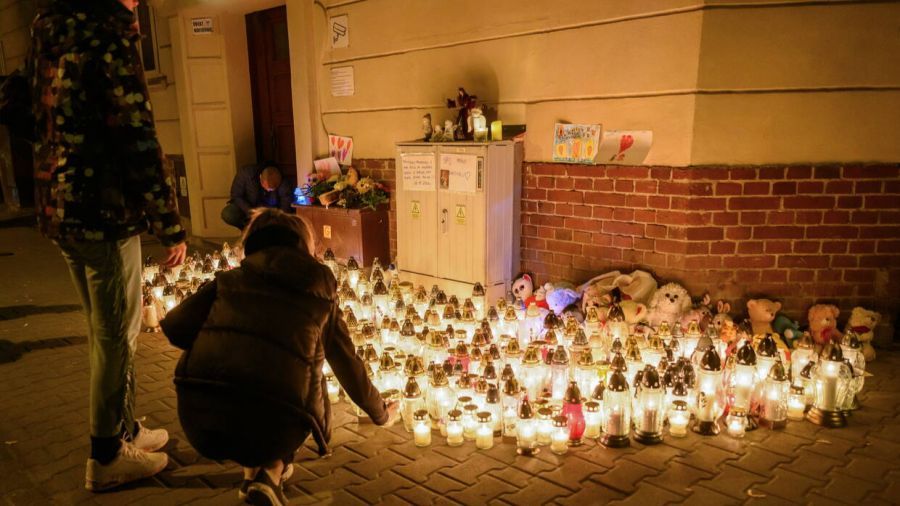 Poznań, zabójstwo 5-letniego Maurycego, rok od tragedii (fot. PAP/Jakub Kaczmarczyk)