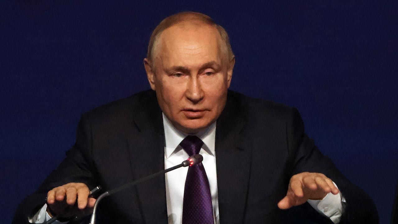 Zbrodniarz wojenny Władimir Putin (fot. Contributor/Getty Images)