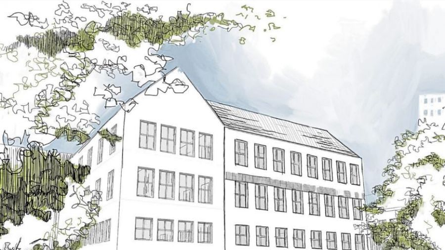 Wizualizacja rozbudowy SP 9 przy ul. Nyskiej (fot. źródło: wroclaw.pl)