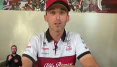 Robert Kubica po treningu przed Grand Prix Styrii (fot. TVP)