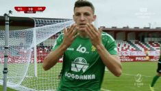 Resovia - Górnik Łęczna 1:1, SKRÓT (fot. TVP)