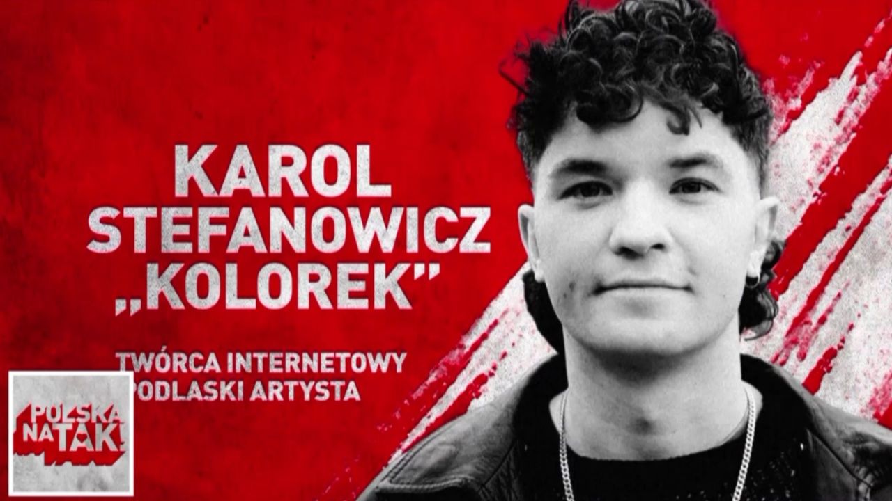 „Polska na TAK!”. Karol Stefanowicz „Kolorek” ambasadorem akcji TVP