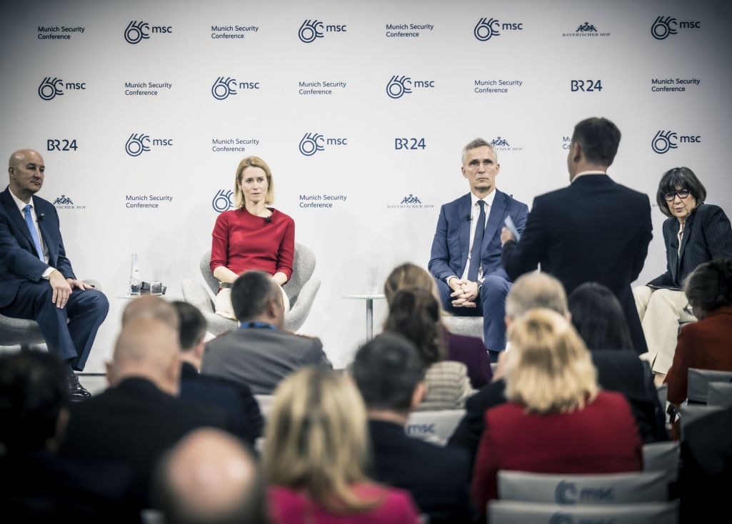 Мюнхенская канферэнцыя аб бяспецы – 2024. Панэльная дыскусія «Будучыня Украіны і трансатлантычная бяспека». (Крыніца: securityconference.org)