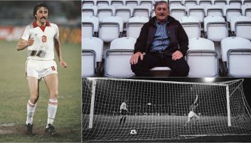 Antonin Panenka w barwach reprezentacji Czechosłowacji i... po 43 latach w Pradze (fot. Getty Images; TVP; PAP) Antonin Panenka w barwach reprezentacji Czechosłowacji i... po 43 latach w Pradze (fot. Getty Images; TVP; PAP)