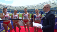 Sztafeta 4x400 m (fot. TVP)