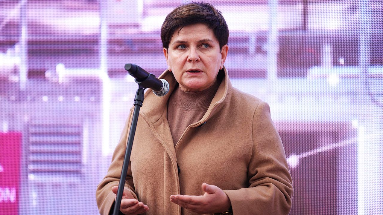 Beata Szydło wzięła udział w debacie nt. sytuacji na Białorusi (fot. arch.PAP/Łukasz Gągulski)