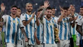 Lionel Messi i spółka (fot. PAP/EPA)