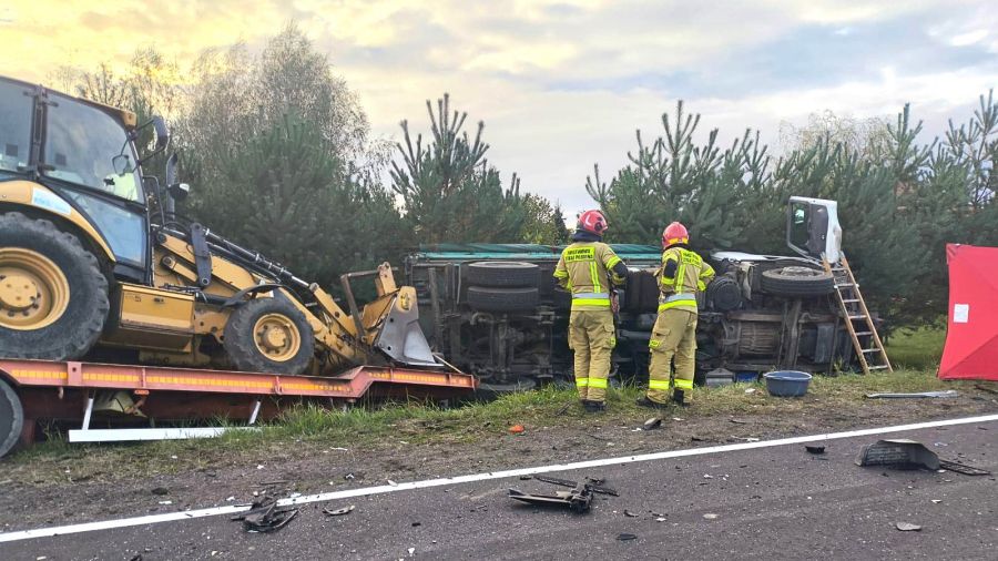 W wypadku zginęli uczniowie Technikum Leśnego w Brynku. Fot. Policja Śląska