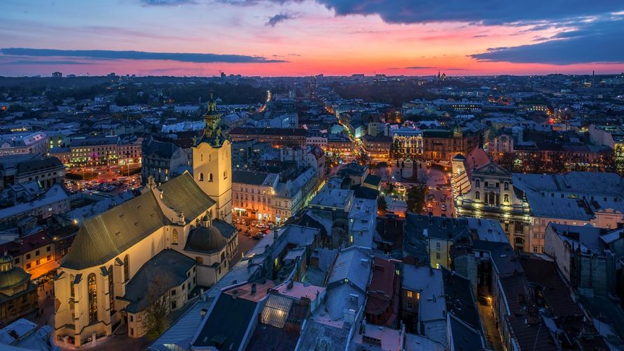 Lwów jest położony około 60 km od granicy z Polską (fot. Shutterstock/Haidamac)