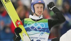 Adam Małysz podczas igrzysk 2010 (fot. Getty Images)