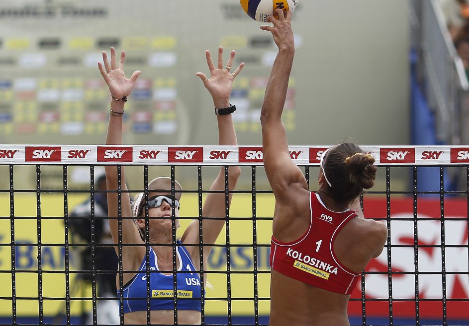 Kinga Kołosińska atakuje (fot. Getty Images) Kinga Kołosińska atakuje (fot. Getty Images)