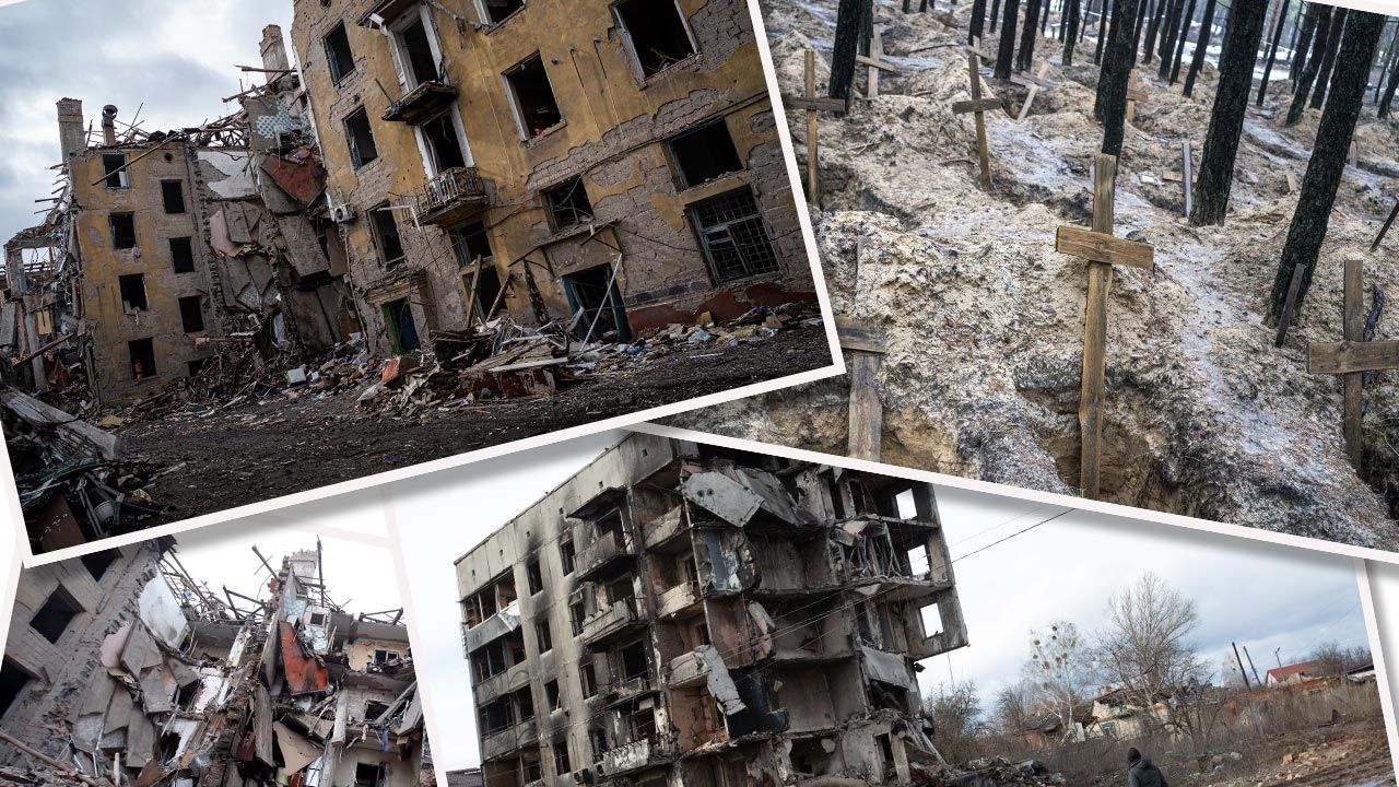 Rosyjska agresja „codziennie zbiera ciężkie żniwo na mieszkańcach Ukrainy” (fot. Getty Images)