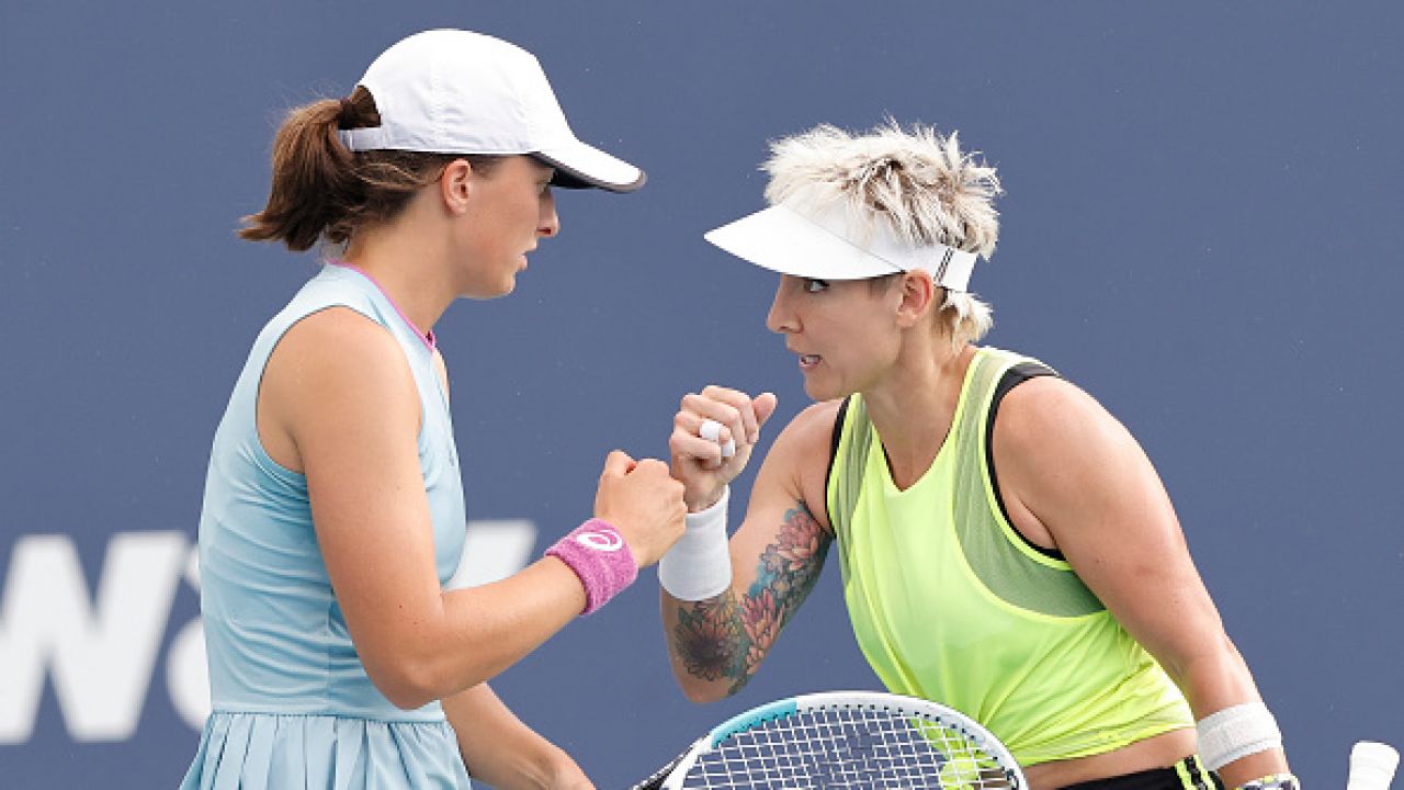 Iga Świątek i Bethanie Matek-Sands (fot. Getty Images) Iga Świątek i Bethanie Matek-Sands (fot. Getty Images)