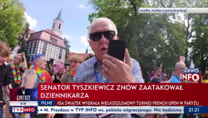 Senator Wadim Tyszkiewicz (fot. TVP Info)