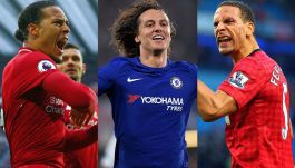 Od lewej: Virgil van Dijk, David Luiz i Rio Ferdinand (fot. Getty)