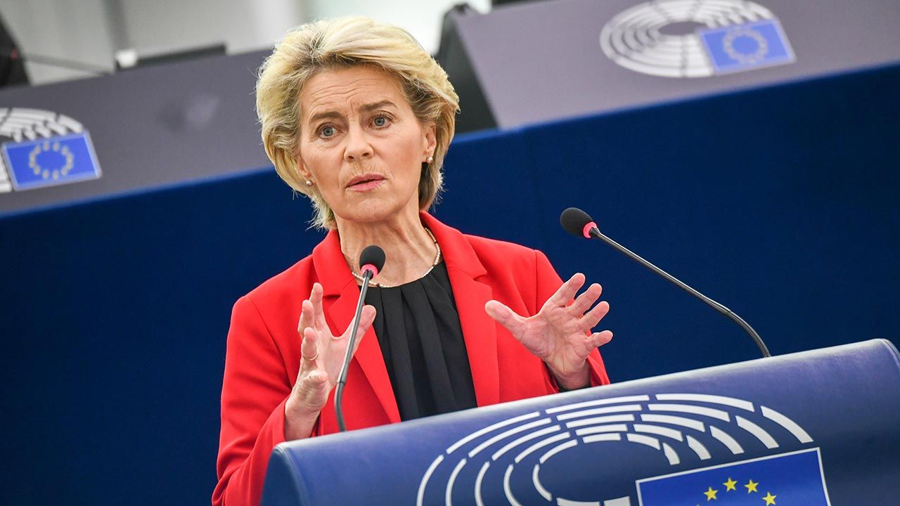Ursula von der Leuen (fot. EU Commission / Pool/Anadolu Agency via Getty Images) Ursula von der Leuen (fot. EU Commission / Pool/Anadolu Agency via Getty Images)