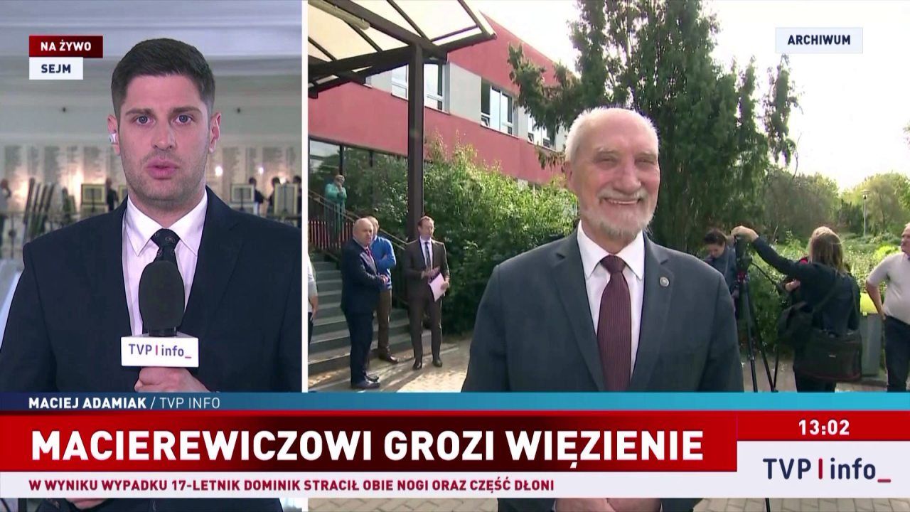 Antoni Macierewicz uslyszał zarzuty