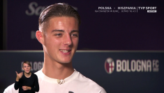 Kacper Urbański w rozmowie z Jackiem Kurowskim (fot. TVP SPORT)