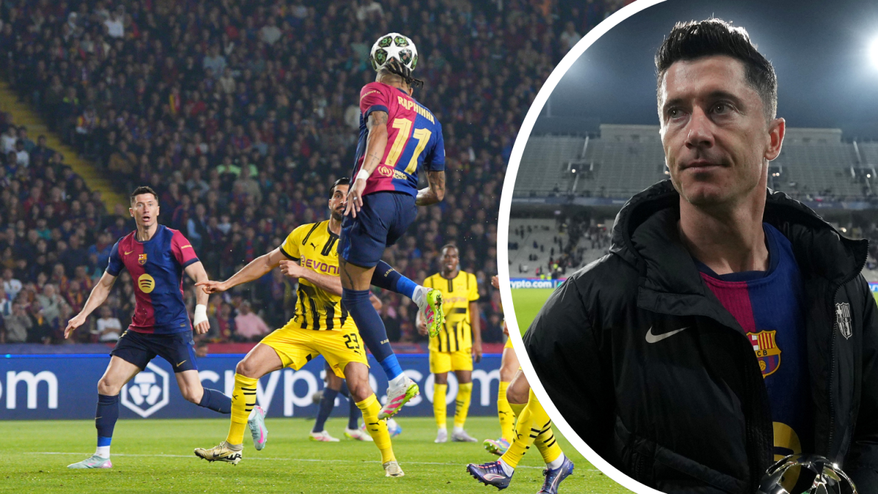 Robert Lewandowski zdobył w meczu z Borussią dwa gole (fot. Getty Images)