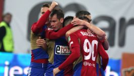 Piłkarze Piasta (fot. PAP/Andrzej Grygiel)