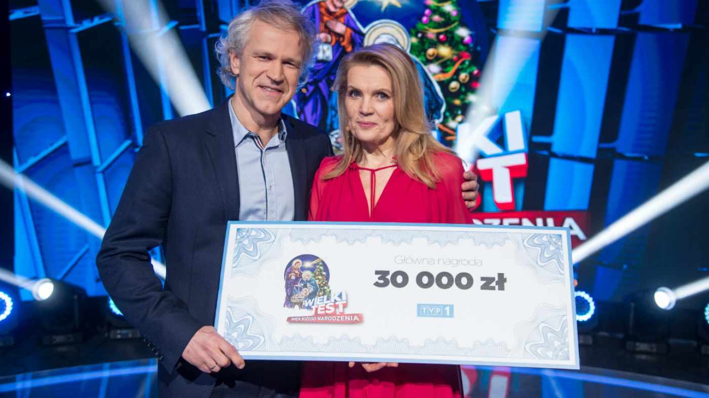 Radosław Pazura i Dorota Chotecka zwyciężyli w Wielkim Teście o Świętach Bożego Narodzenia!
