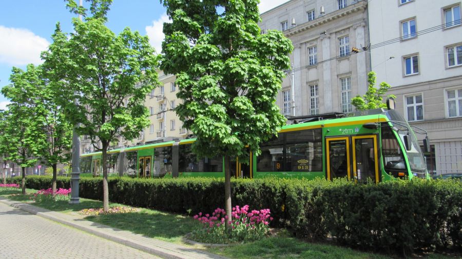Remont, Górna Wilda, AWF, tramwaje (fot. ZTM Poznań/Facebook)