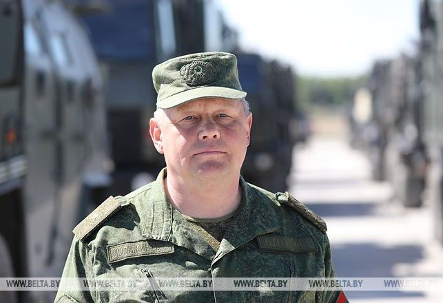 Генерал-маёр Уладзімір Кулажын. (Фота: belta.by)