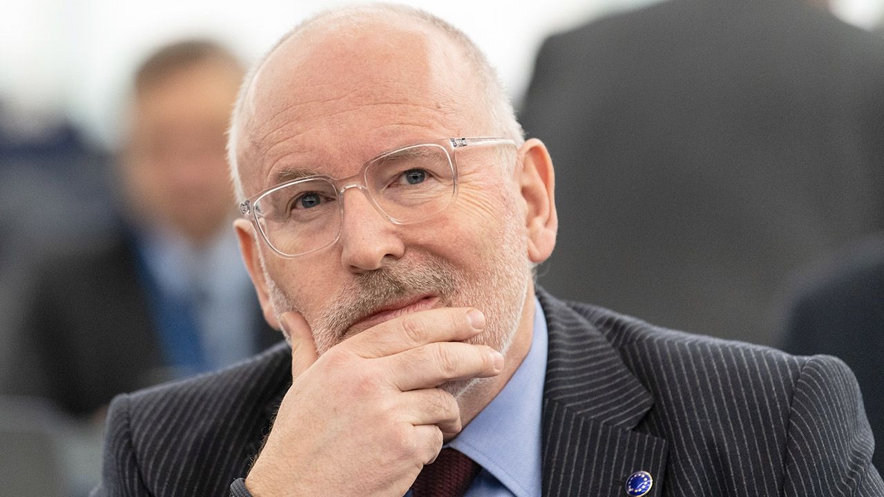 Wiceszef KE Frans Timmermans (fot. PAP/EPA/PATRICK SEEGER) Wiceszef KE Frans Timmermans (fot. PAP/EPA/PATRICK SEEGER)