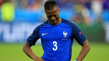 Patrice Evra w barwach reprezentacji Francji (fot. Getty Images)