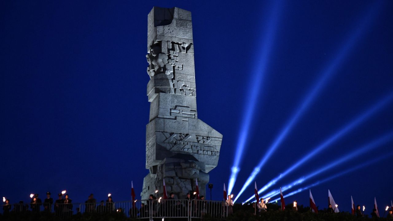 Uroczystości na Westerplatte upamiętniające 79. rocznicę wybuchu II wojny światowej 	(fot. PAP/Marcin Gadomski)