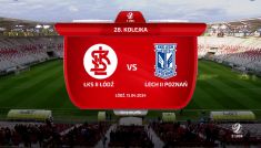 ŁKS II Łódź – Lech II Poznań. Piłka nożna, 2. liga, 28. kolejka (fot. TVP SPORT)