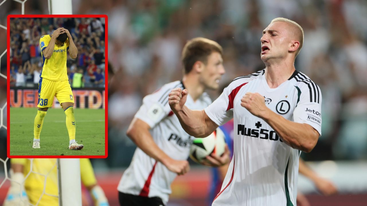 Legia Warszawa zagra z Brondby w III rundzie eliminacji Ligi Konferencji. Kto będzie górą w starciu Polaków z Duńczykami? (fot: PAP)