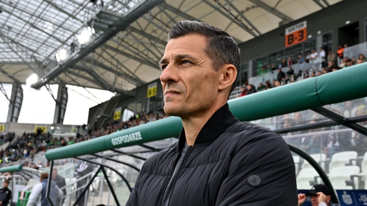 Constantin Galca, trener Radomiaka Radom (fot. PAP/Piotr Polak)