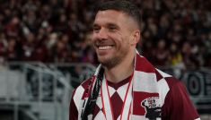 Lukas Podolski skomentował transfer do Górnika Zabrze (fot. Getty)