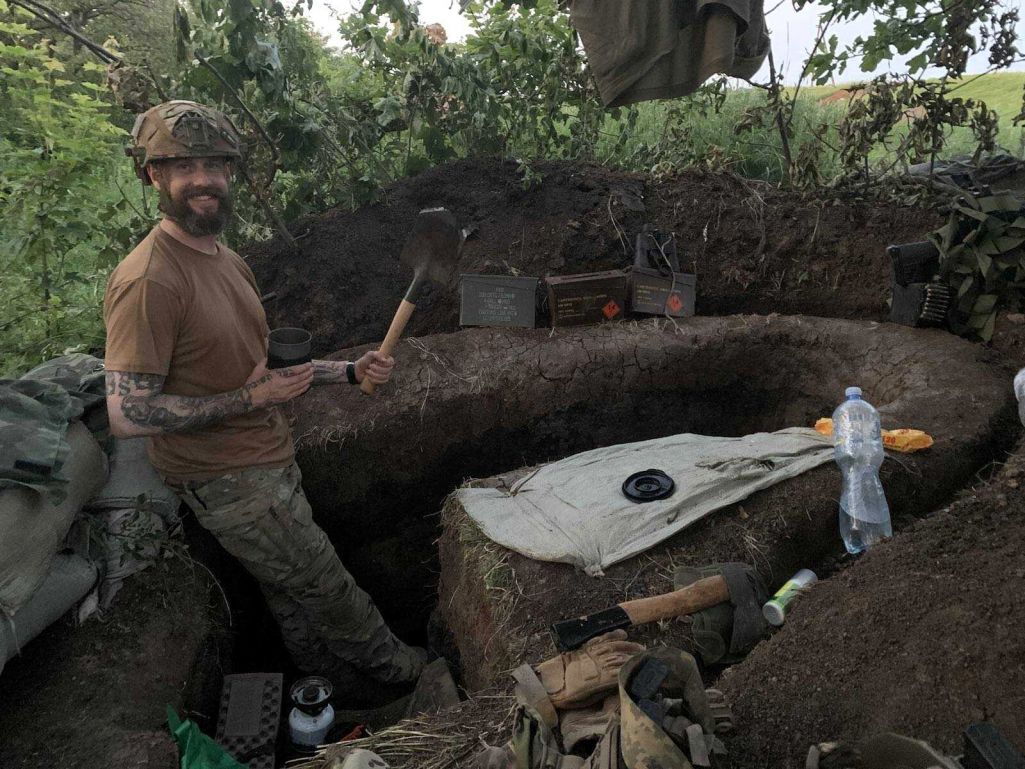 Дэйвід Сміт. Добраахвотнік палка Каліноўскага. (Фота: прыватны архіў)