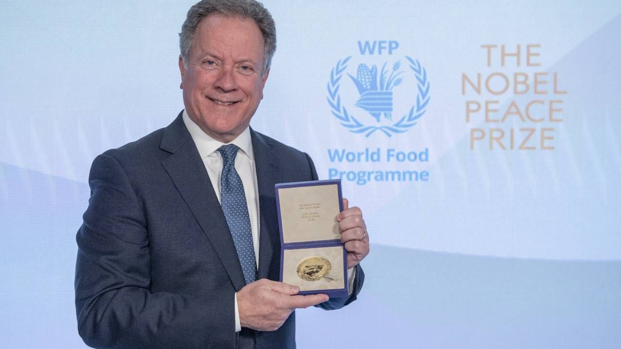 W zeszłym roku Pokojowa Nagroda Nobla została wręczona w Rzymie (fot. Rein Skullerud/WFP via Getty Images) W zeszłym roku Pokojowa Nagroda Nobla została wręczona w Rzymie (fot. Rein Skullerud/WFP via Getty Images)