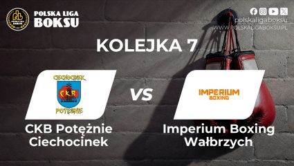 CKB Potężnie Ciechocinek – Imperium Boxing Wałbrzych. Polska Liga Boksu [transmisja na żywo, online, live stream] (21.06.2025)
