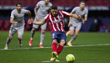 Luis Suarez strzelił gola na wagę trzech punktów dla Atletico (fot. Getty)