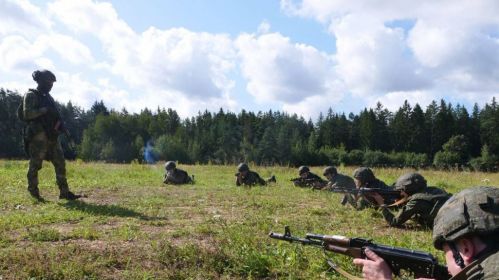 Беларускія войскі на вучэннях