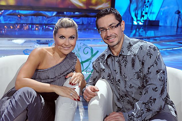 Katarzyna Skrzynecka i Marcin Łopucki są małżeństwem zaledwie pół roku (fot. J. Bogacz/TVP)