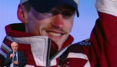 Adam Małysz w Lahti (fot. TVP)