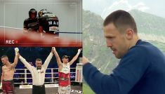 Marek Matyja przed walką rewanżową z Pawłem Stępniem (fot. TVP Sport)