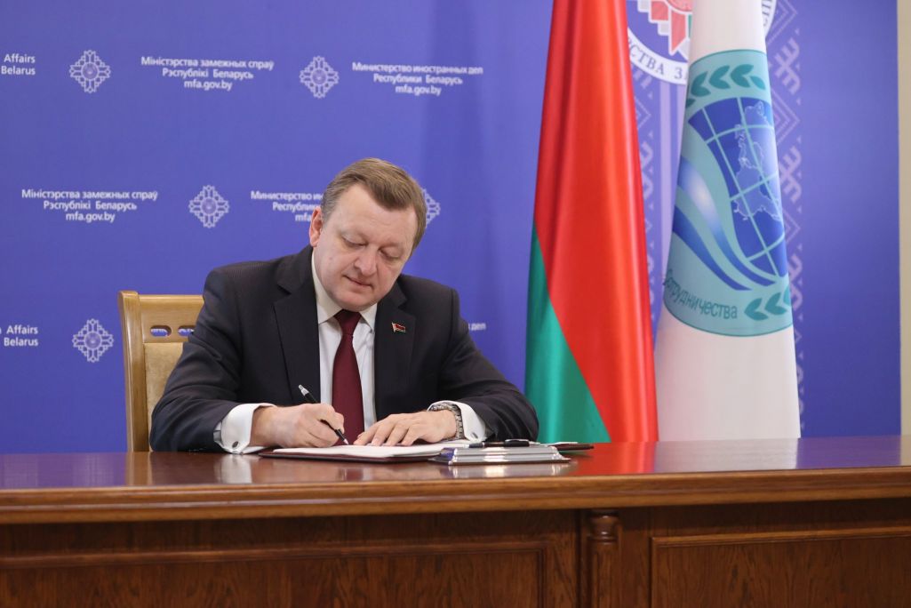Міністр замежных справаў Беларусі Сяргей Алейнік (Фота: МИД Беларуси / X)