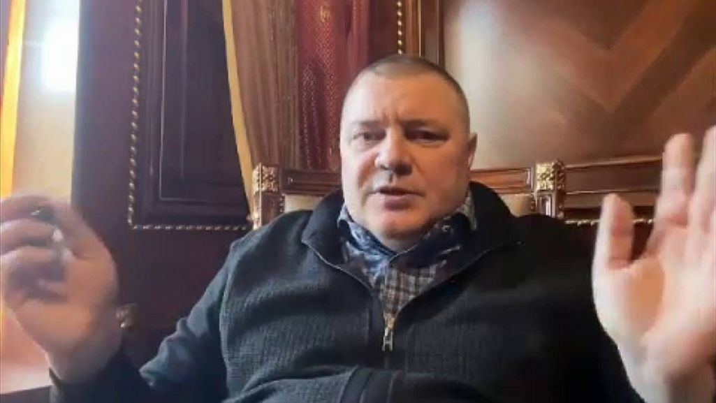 Алег Каўрыгін у інтэрв'ю «Белсату». 26 лістапада 2024 года. Скрыншот: Белсат