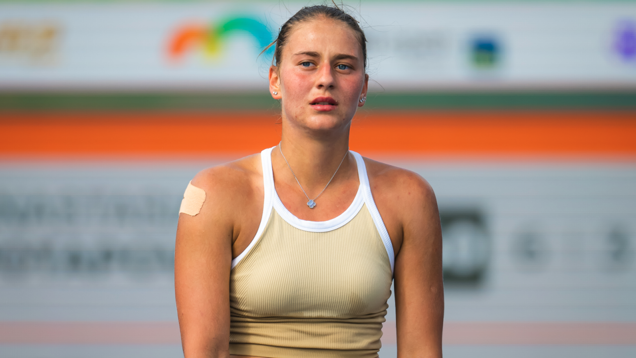 Marta Kostiuk osiągnęła właśnie najwyższą w karierze 38. pozycję w rankingu WTA (fot. Getty Images)