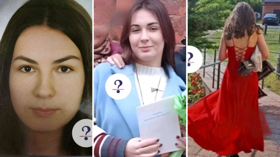 Zaginiona 15-letnia Julia Maza z Gryfic. Dziewczyna ma brązowe włosy i charakterystyczną bliznę nad ustami (źródło: facebook / ZaginieniVermisst)