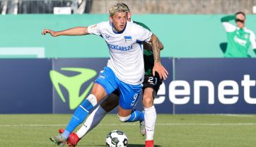 Na głównym planie: Dawid Kownacki (fot. Getty Images)