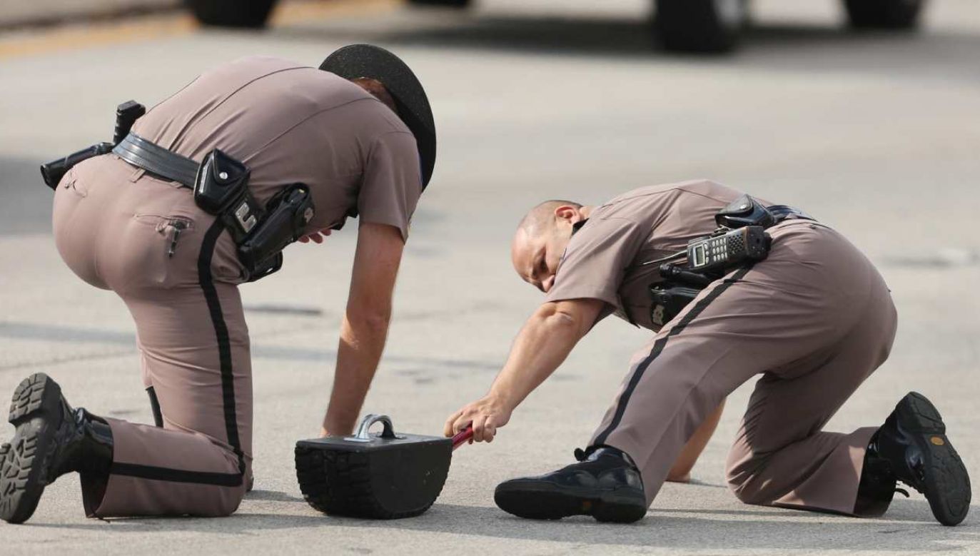 Policja jest przekonana, że penis należał do motocyklisty, który wcześniej zginął w wypadku (fot. M. Dowell, Orlando Sentinel/Tribune News Service via Getty Images)