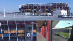 Stadion 974 w Katarze (fot. TVP)