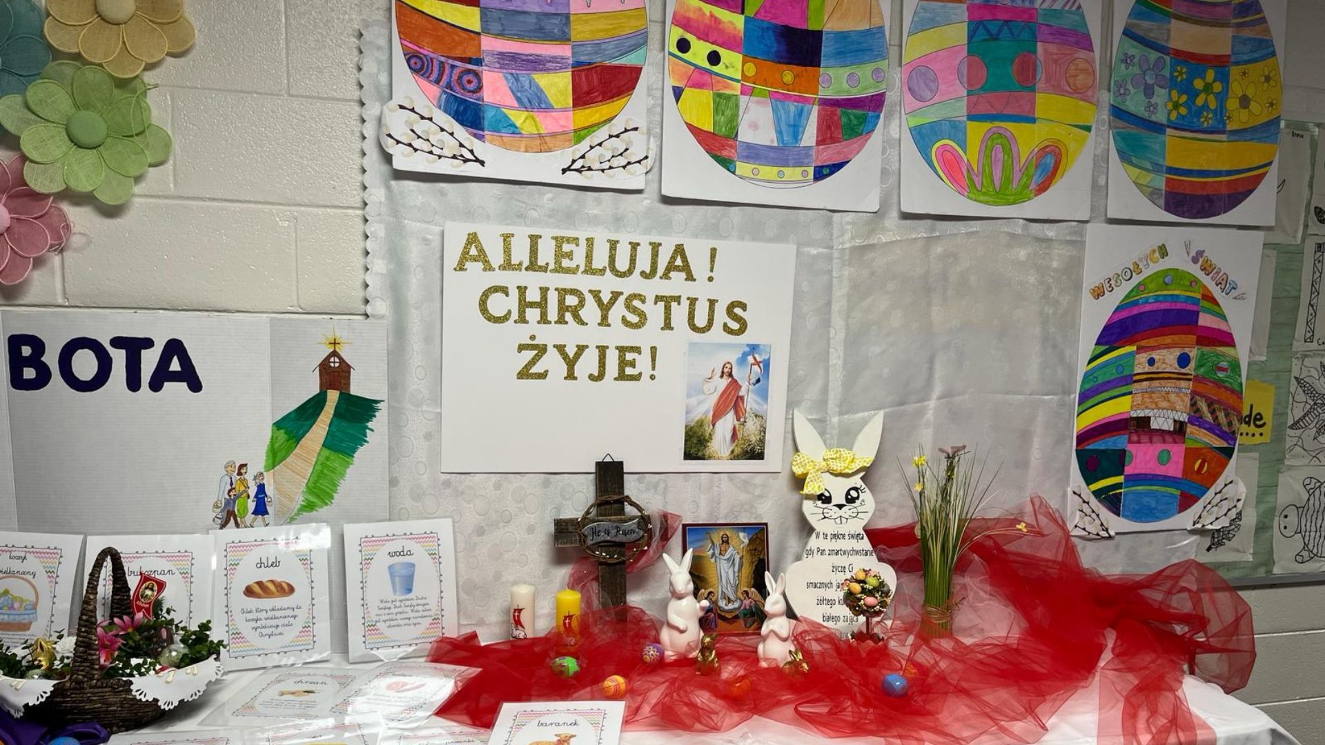Święta Zmartwychwstania Pańskiego w Polskiej Szkole im. Jana Brzechwy w Tinley Park, fot. Krystyna Skoczeń